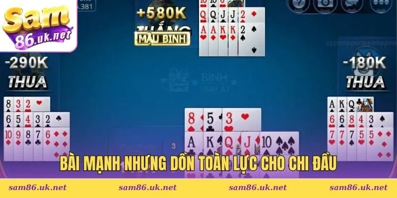 Bài mạnh nhưng dồn toàn lực cho chi đầu
