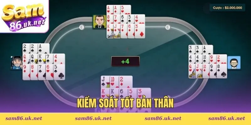 Kiểm soát tốt bản thân