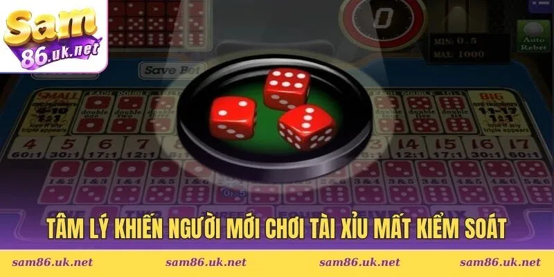 Tâm lý khiến người mới chơi tài xỉu mất kiểm soát